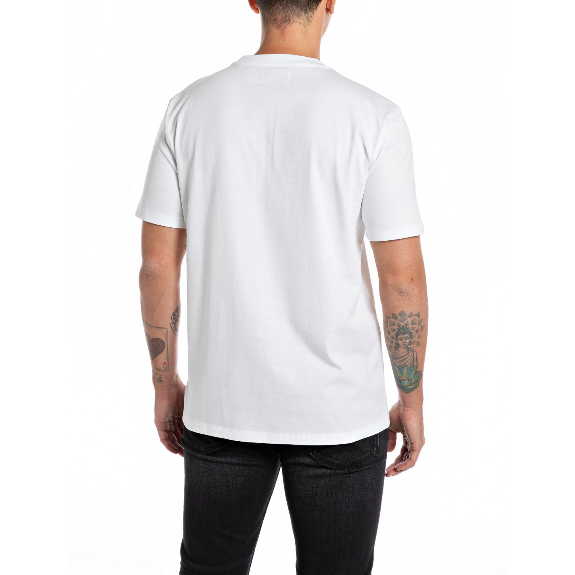 Replay Men's Jersey T-shirt With Lettering | All Clothing | GCC | Men | Mens | Mens Fashion | Spring Festival | Tops & T-Shirts Replay Men's Jersey T-shirt With Lettering | All Clothing | GCC | Men | Mens | Mens Fashion | Spring Festival | Tops & T-Shirts