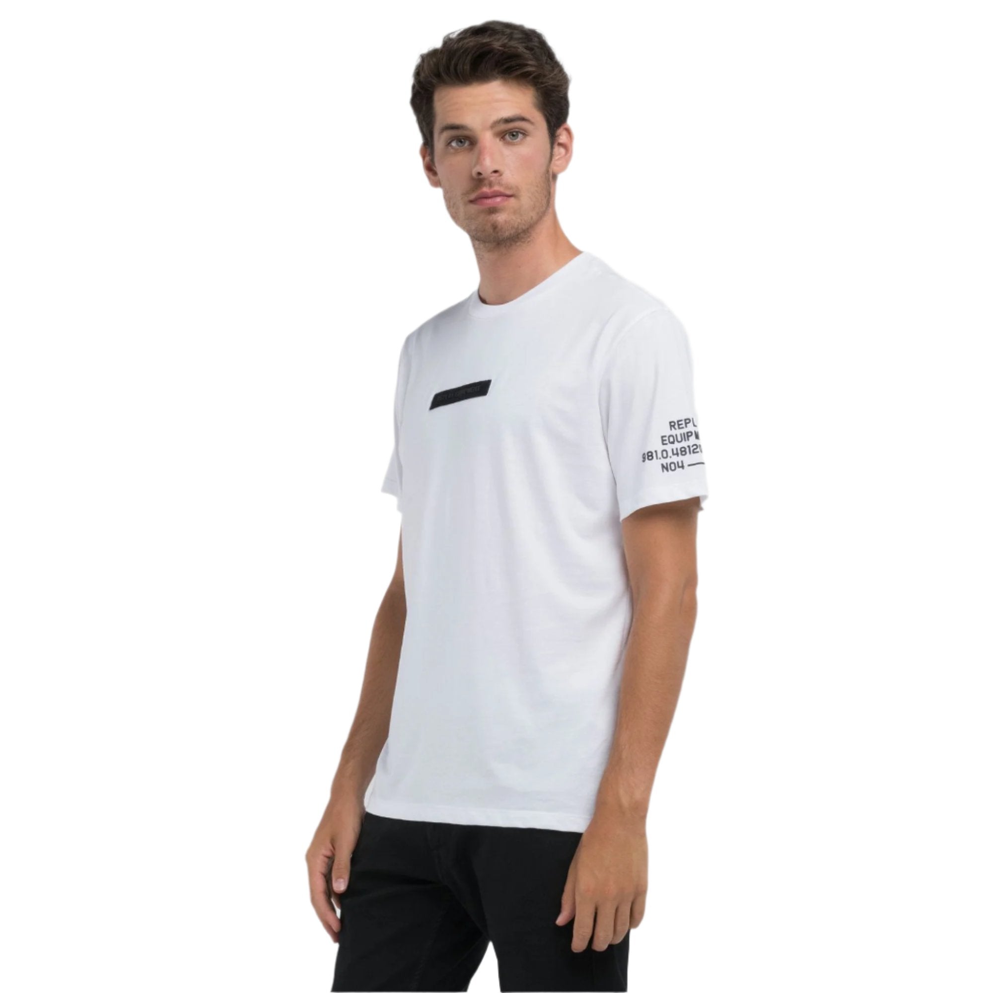 Replay Men's Jersey T-shirt With Lettering | All Clothing | GCC | Men | Mens | Mens Fashion | Spring Festival | Tops & T-Shirts Replay Men's Jersey T-shirt With Lettering | All Clothing | GCC | Men | Mens | Mens Fashion | Spring Festival | Tops & T-Shirts