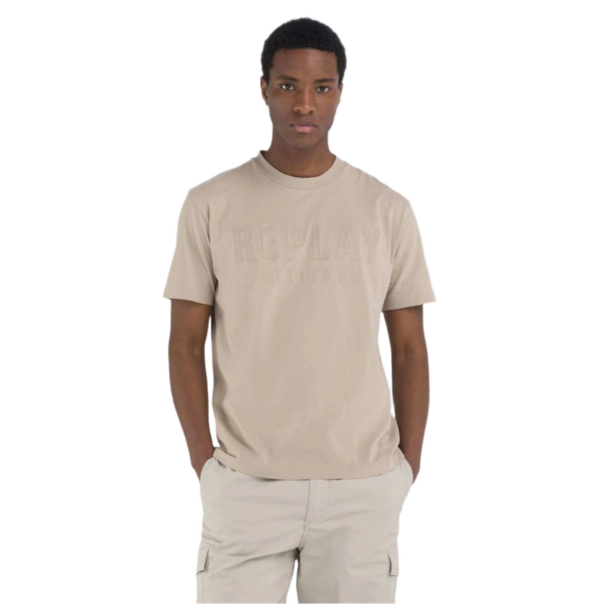 Replay Men's Jersey T-shirt With Lettering | All Clothing | GCC | Men | Mens | Mens Fashion | Spring Festival | Tops & T-Shirts Replay Men's Jersey T-shirt With Lettering | All Clothing | GCC | Men | Mens | Mens Fashion | Spring Festival | Tops & T-Shirts