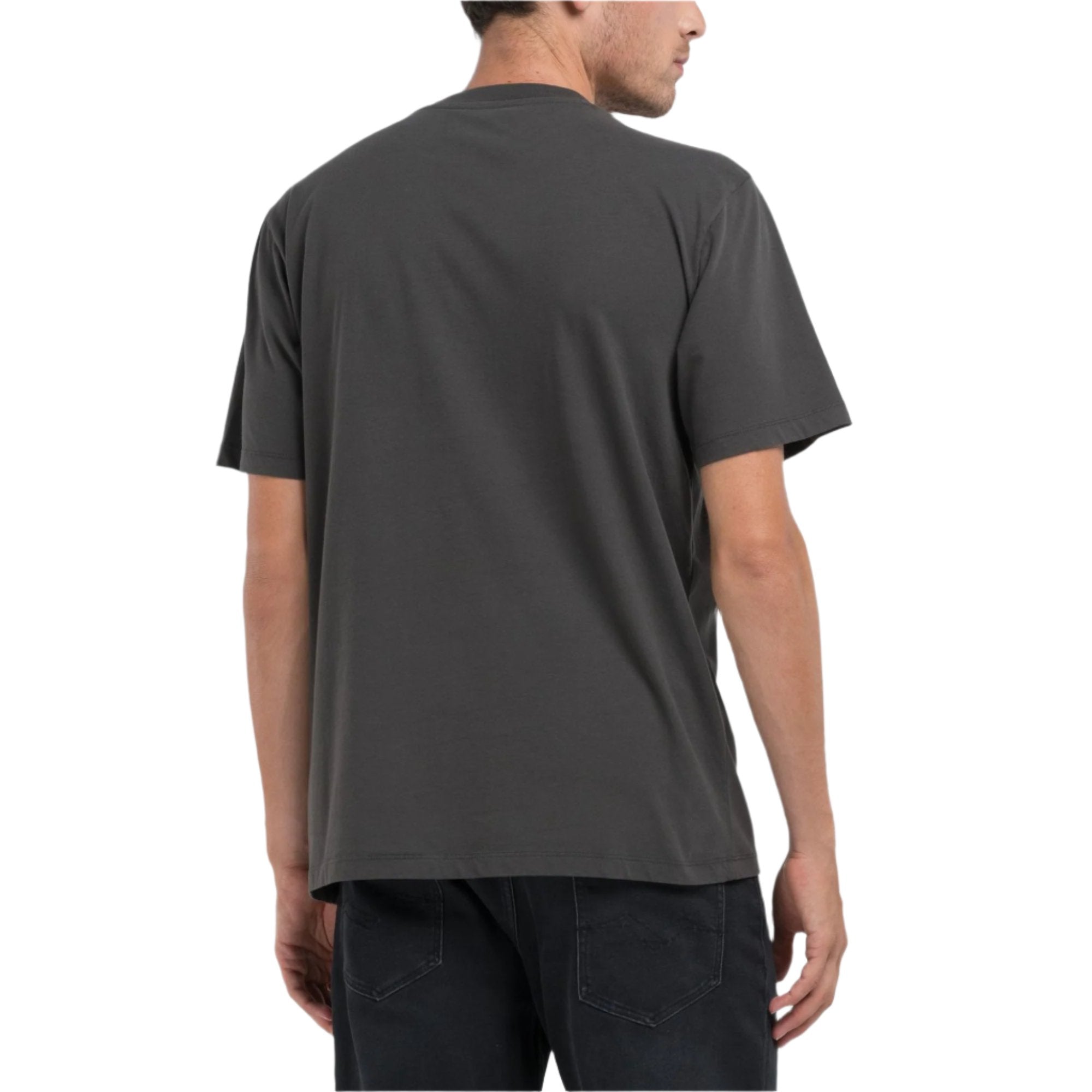 Replay Men's Jersey T-shirt With Lettering | All Clothing | GCC | Men | Mens | Mens Fashion | Spring Festival | Tops & T-Shirts Replay Men's Jersey T-shirt With Lettering | All Clothing | GCC | Men | Mens | Mens Fashion | Spring Festival | Tops & T-Shirts
