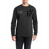 Replay Men's Long Sleeve T-shirt With Lettering