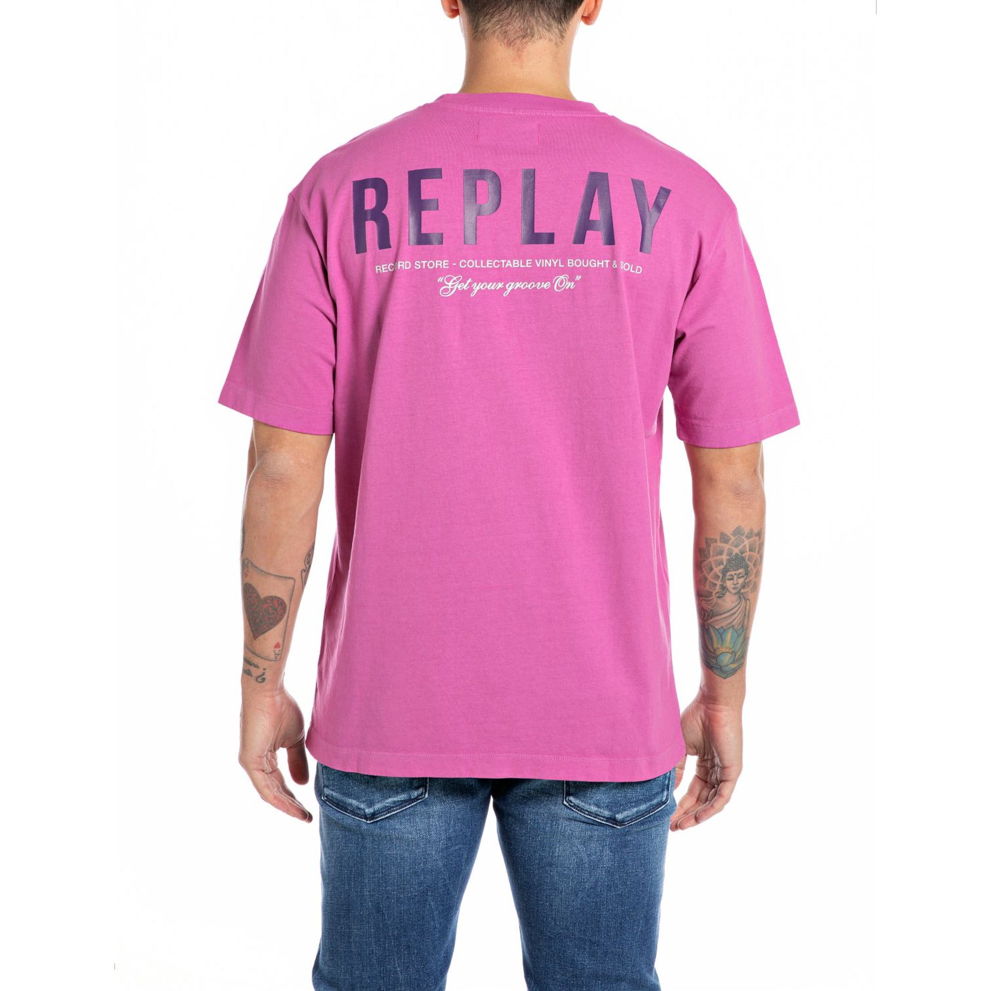 Replay Men's Relaxed Fit T-shirt With Lettering | All Clothing | GCC | Men | Mens | Mens Fashion | Spring Festival | Tops & T-Shirts Replay Men's Relaxed Fit T-shirt With Lettering | All Clothing | GCC | Men | Mens | Mens Fashion | Spring Festival | Tops & T-Shirts