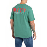 Replay Men's Relaxed Fit T-shirt With Lettering