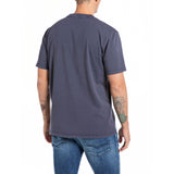 Replay Men's T-shirt With Embroidered Logo