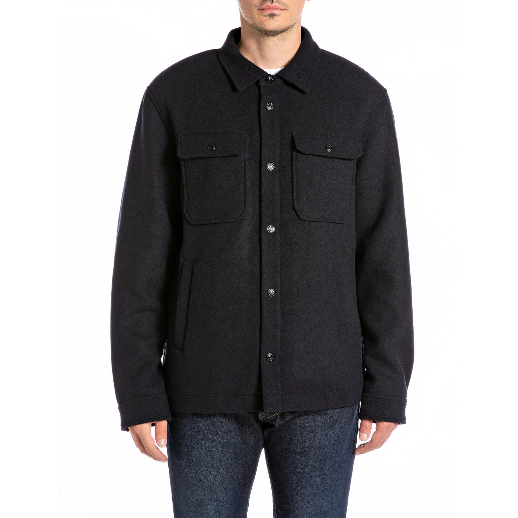 Replay Men's Light Woolen Melton Jacket | All Clothing | Coats & Jackets | GCC | Men | Mens | Mens Fashion Replay Men's Light Woolen Melton Jacket | All Clothing | Coats & Jackets | GCC | Men | Mens | Mens Fashion