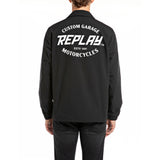 Replay Men's Micro-Poly Oxford Shirt Jacket