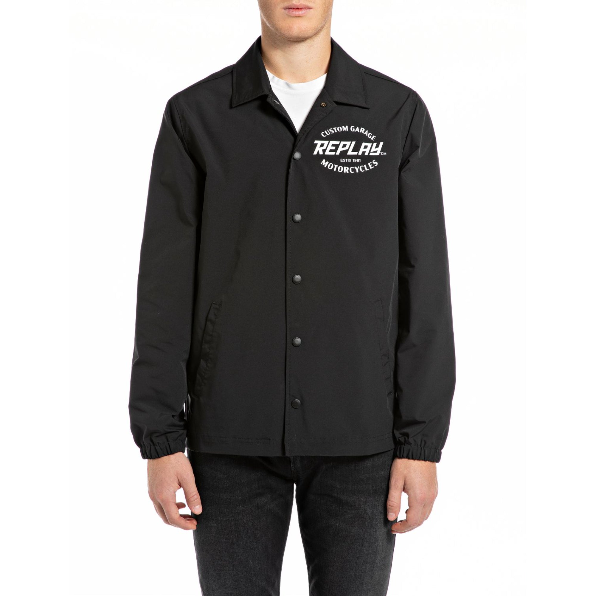Replay Men's Micro-Poly Oxford Shirt Jacket | All Clothing | Coats & Jackets | GCC | Men | Mens | Mens Fashion | Shirts & T-Shirts | Spring Festival Replay Men's Micro-Poly Oxford Shirt Jacket | All Clothing | Coats & Jackets | GCC | Men | Mens | Mens Fashion | Shirts & T-Shirts | Spring Festival