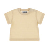 Moschino Kids Girl's Cream Allover Logo T-Shirt