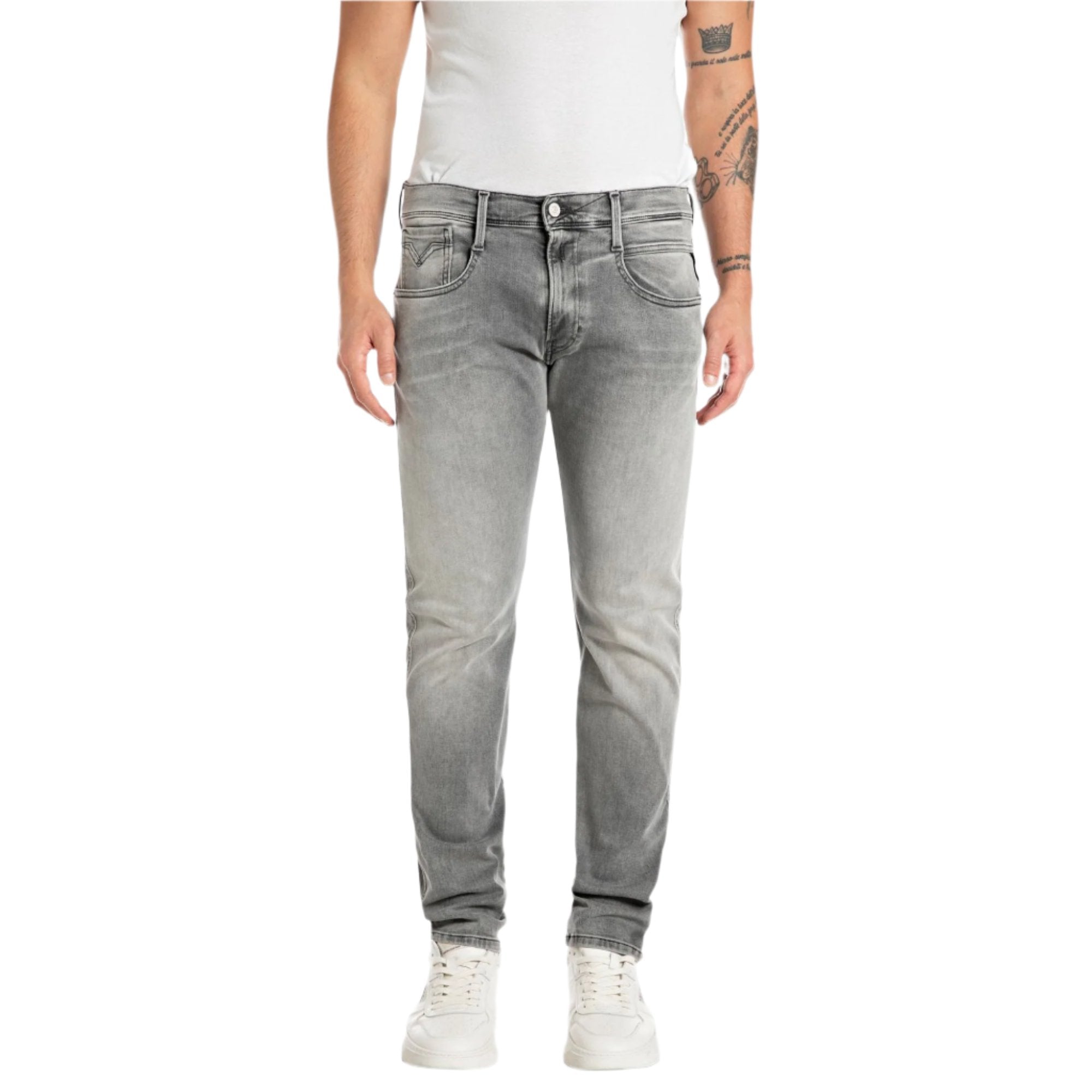 Replay Men's Anbass Slim Fit Jeans | All Clothing | Denim | GCC | Men | Mens | Mens Fashion Replay Men's Anbass Slim Fit Jeans | All Clothing | Denim | GCC | Men | Mens | Mens Fashion