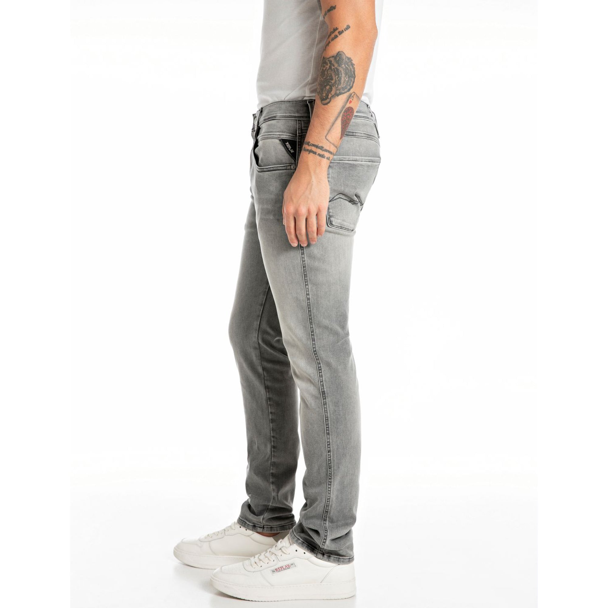Replay Men's Anbass Slim Fit Jeans | All Clothing | Denim | GCC | Men | Mens | Mens Fashion Replay Men's Anbass Slim Fit Jeans | All Clothing | Denim | GCC | Men | Mens | Mens Fashion