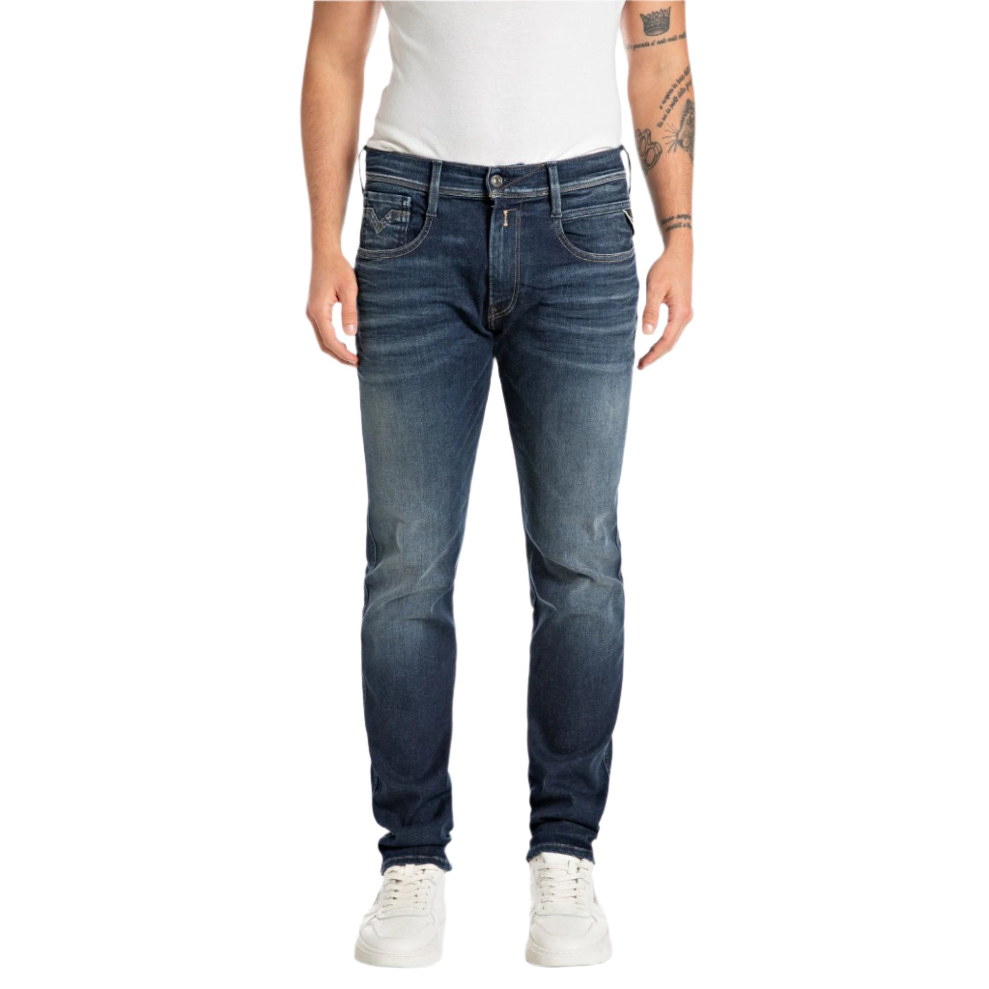 Replay Men's Anbass Slim Fit Jeans | All Clothing | Denim | GCC | Men | Mens | Mens Fashion Replay Men's Anbass Slim Fit Jeans | All Clothing | Denim | GCC | Men | Mens | Mens Fashion