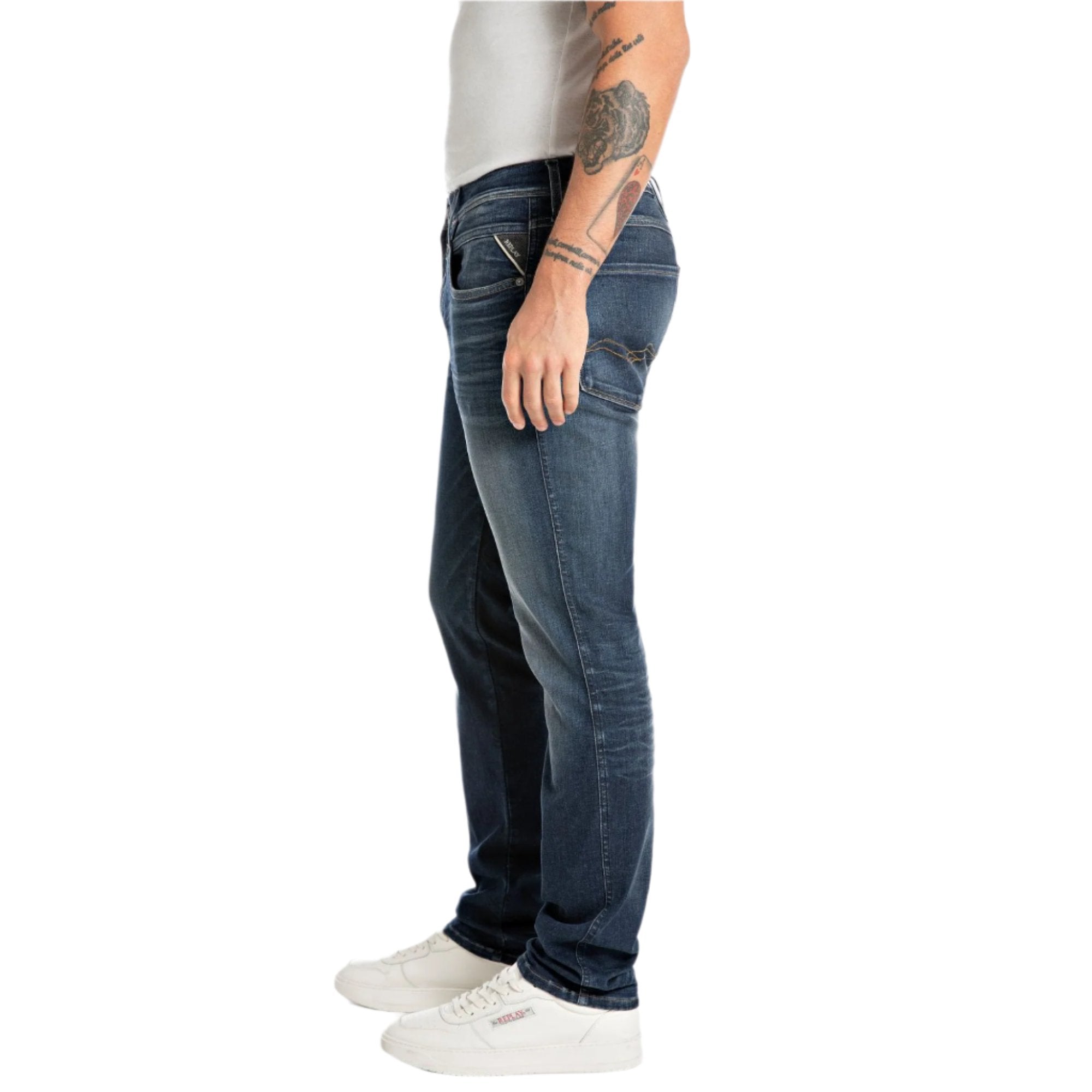Replay Men's Anbass Slim Fit Jeans | All Clothing | Denim | GCC | Men | Mens | Mens Fashion Replay Men's Anbass Slim Fit Jeans | All Clothing | Denim | GCC | Men | Mens | Mens Fashion