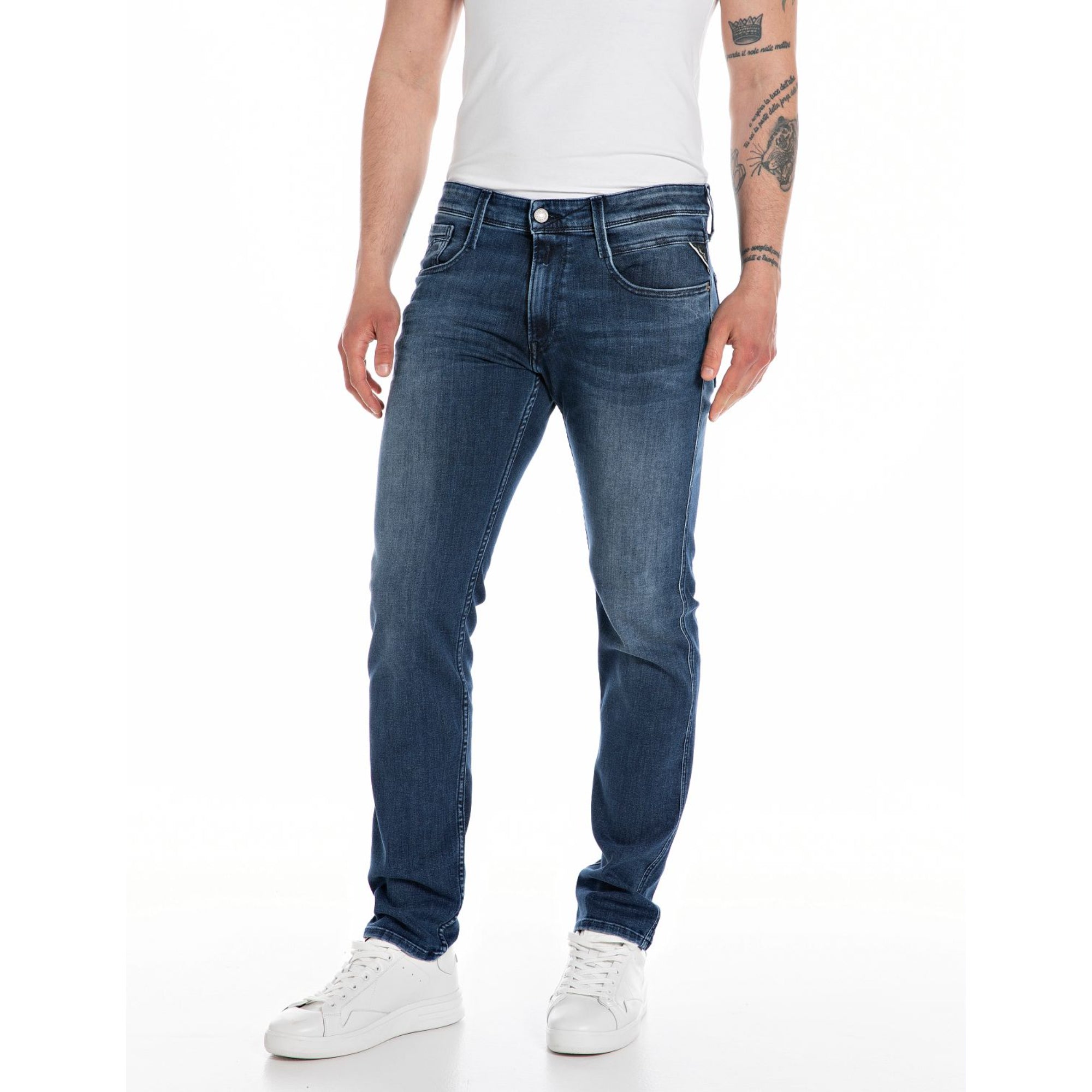 Replay Men's Slim Fit Anbass Jeans – Blue Salon