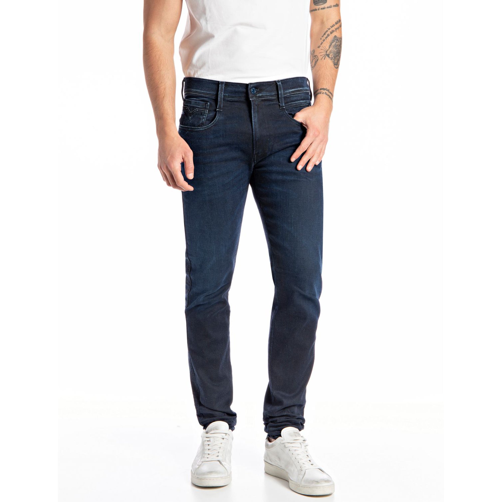 Replay Men's Slim Fit Anbass Jeans – Blue Salon