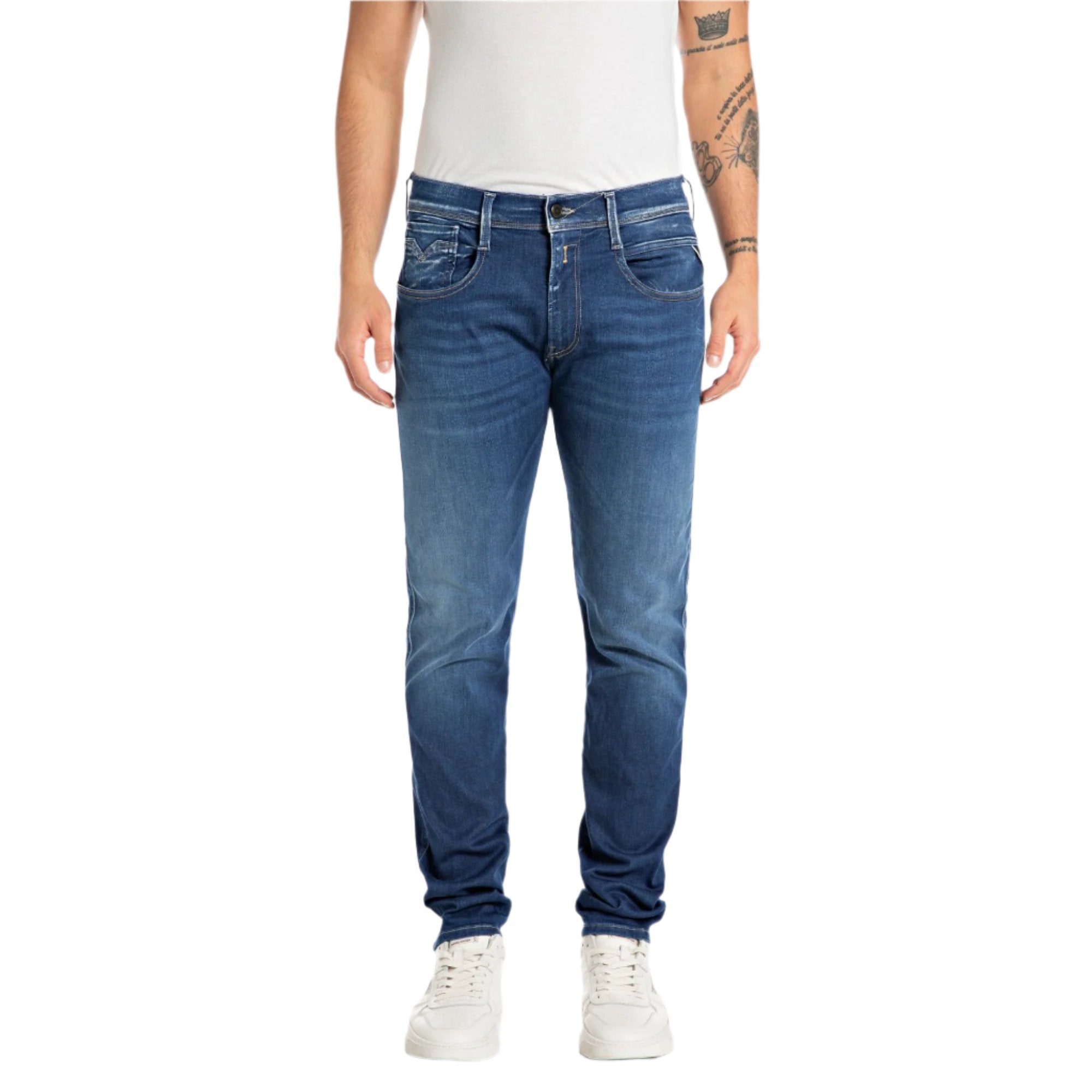 Replay Men's Anbass Slim Jeans | All Clothing | Denim | GCC | Men | Mens | Mens Fashion Replay Men's Anbass Slim Jeans | All Clothing | Denim | GCC | Men | Mens | Mens Fashion