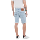 Replay Men's Regular Fit Waitom Shorts in Denim