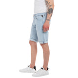 Replay Men's Regular Fit Waitom Shorts in Denim