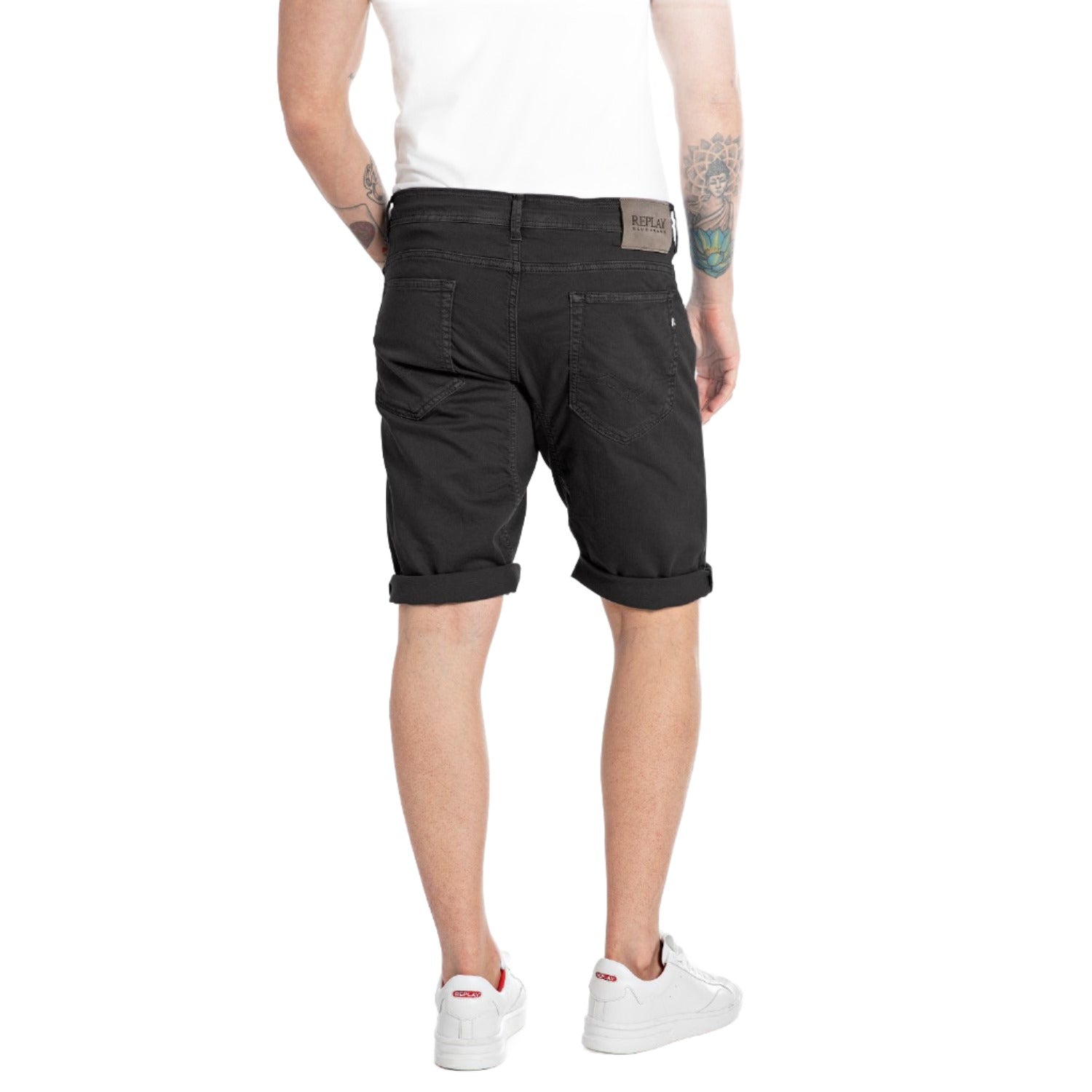 Replay Men's Sport Fit Djovic Bermuda Joggers | All Clothing | FYFL | GCC | Men | Men Shorts | Mens | Mens Fashion | Short | Shorts | Trousers & Shorts Replay Men's Sport Fit Djovic Bermuda Joggers | All Clothing | FYFL | GCC | Men | Men Shorts | Mens | Mens Fashion | Short | Shorts | Trousers & Shorts