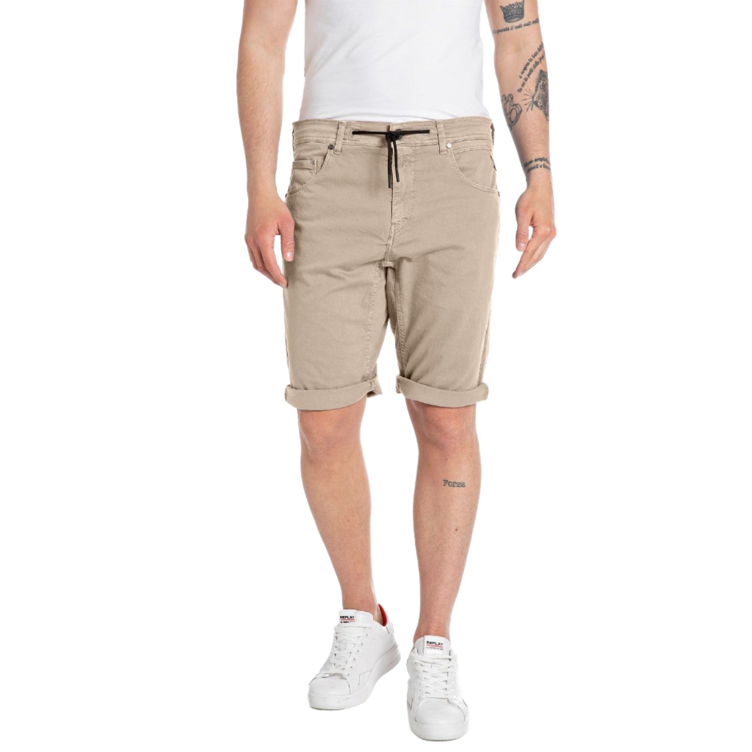 Replay Men's Sport Fit Djovic Bermuda Joggers | All Clothing | FYFL | GCC | Men | Men Shorts | Mens | Mens Fashion | Short | Shorts | Trousers & Shorts Replay Men's Sport Fit Djovic Bermuda Joggers | All Clothing | FYFL | GCC | Men | Men Shorts | Mens | Mens Fashion | Short | Shorts | Trousers & Shorts