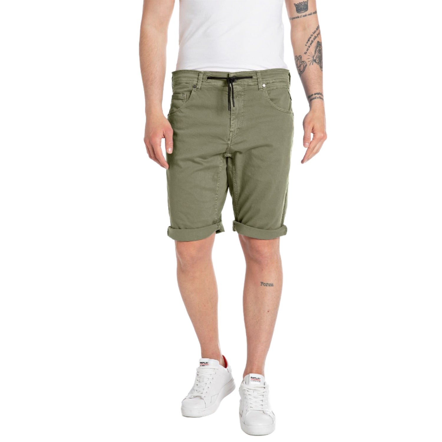 Replay Men's Sport Fit Djovic Bermuda Joggers | All Clothing | FYFL | GCC | Men | Men Shorts | Mens | Mens Fashion | Short | Shorts | Trousers & Shorts Replay Men's Sport Fit Djovic Bermuda Joggers | All Clothing | FYFL | GCC | Men | Men Shorts | Mens | Mens Fashion | Short | Shorts | Trousers & Shorts
