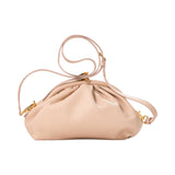 MAG Women's Nude Grain Handbag Clothespin Pouch Small