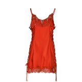 Marjolaine Red Short Nightdress