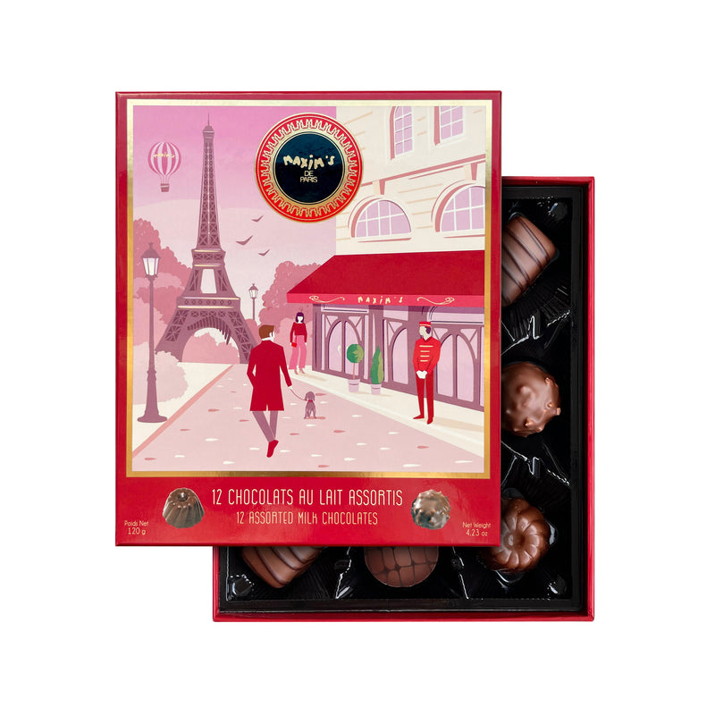 Maxim's Milk Chococlates Assorted 12pcs 120g