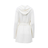 Max Mara Women's Hooded Knit Cardigan with Belt