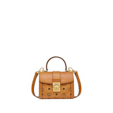 MCM Women's Tracy Satchel in Visetos Hand Bag