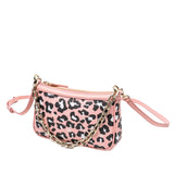 MCM Aren Shoulder Bag in Leopard Visetos