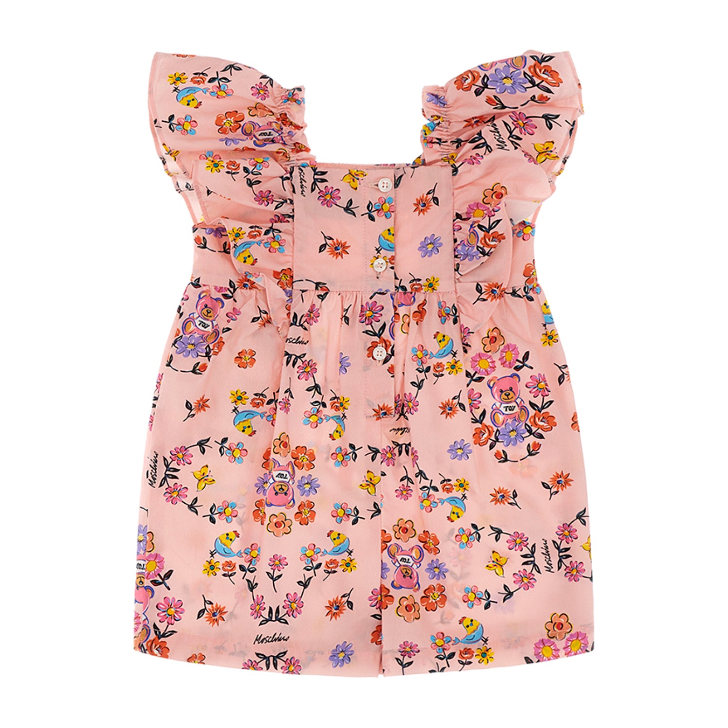 Moschino Kids Baby Girl's Sugar Toy Flowers Rompers | Baby | Baby Collection | Baby Girl | Baby Girl (9M - 36M) | GCC | new-season-2025 | Set Romper | Spring Festival Moschino Kids Baby Girl's Sugar Toy Flowers Rompers | Baby | Baby Collection | Baby Girl | Baby Girl (9M - 36M) | GCC | new-season-2025 | Set Romper | Spring Festival