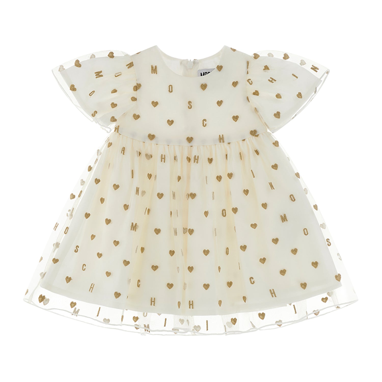 Moschino Kids Baby Girl's Cloud Gold Hearts Dress | Baby | Baby Collection | Baby Dresses | Baby Girl | Baby Girl (9M - 36M) | Baby Girl Dresses | GCC | new-season-2025 Moschino Kids Baby Girl's Cloud Gold Hearts Dress | Baby | Baby Collection | Baby Dresses | Baby Girl | Baby Girl (9M - 36M) | Baby Girl Dresses | GCC | new-season-2025