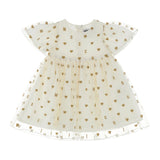Moschino Kids Baby Girl's Cloud Gold Hearts  Dress