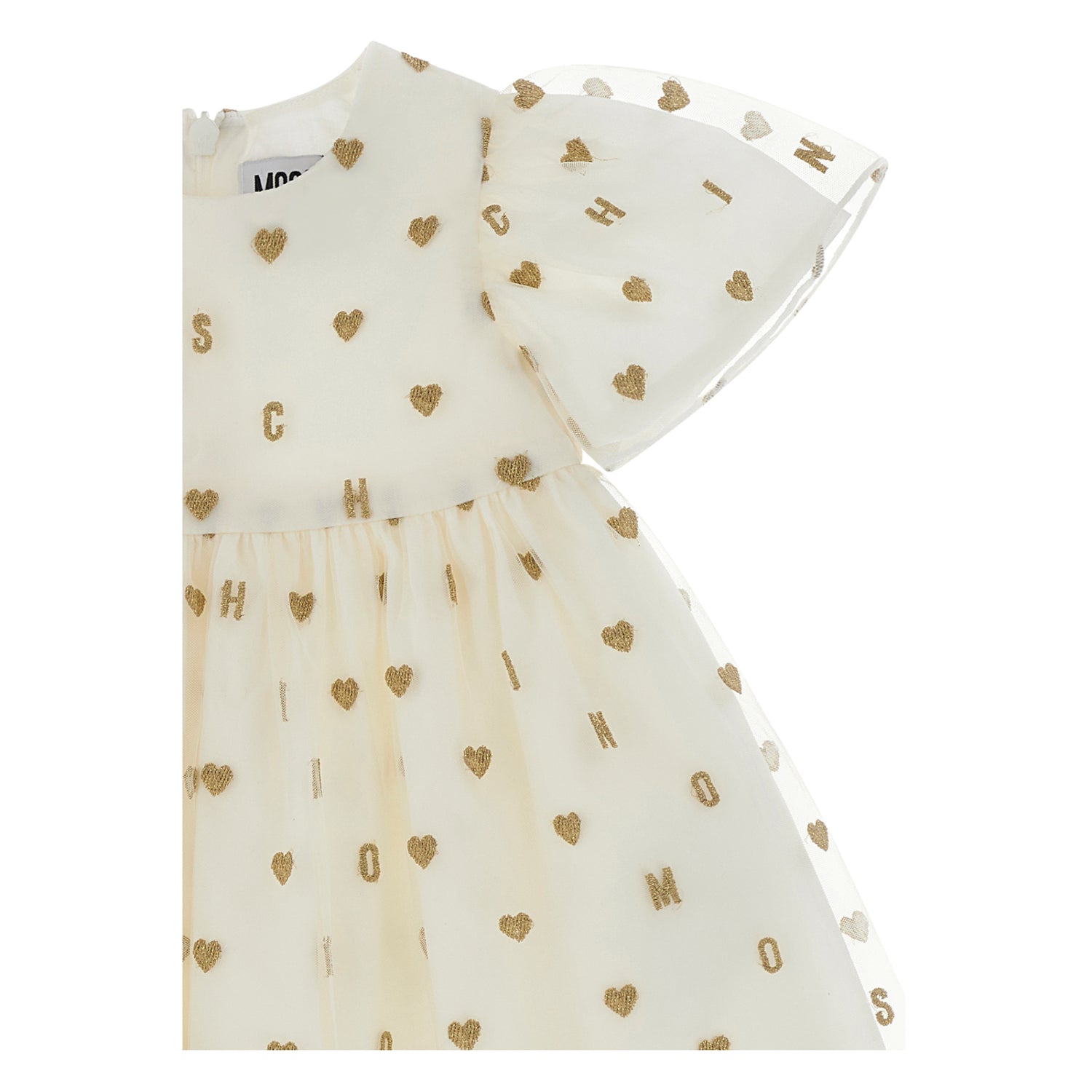 Moschino Kids Baby Girl's Cloud Gold Hearts Dress | Baby | Baby Collection | Baby Dresses | Baby Girl | Baby Girl (9M - 36M) | Baby Girl Dresses | GCC | new-season-2025 Moschino Kids Baby Girl's Cloud Gold Hearts Dress | Baby | Baby Collection | Baby Dresses | Baby Girl | Baby Girl (9M - 36M) | Baby Girl Dresses | GCC | new-season-2025