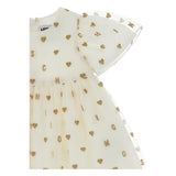 Moschino Kids Baby Girl's Cloud Gold Hearts  Dress