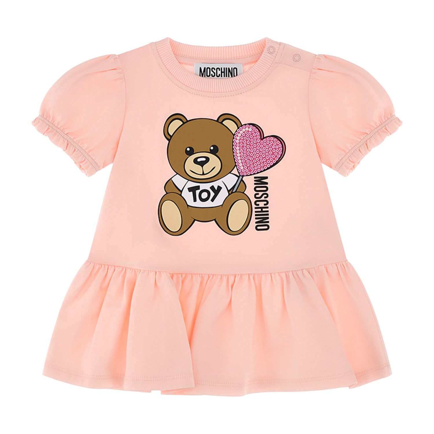 Moschino Kids Baby Girl's Sugar Rose Dress | Baby | Baby Collection | Baby Dresses | Baby Girl | Baby Girl (9M - 36M) | Baby Girl Dresses | GCC | new-season-2025 Moschino Kids Baby Girl's Sugar Rose Dress | Baby | Baby Collection | Baby Dresses | Baby Girl | Baby Girl (9M - 36M) | Baby Girl Dresses | GCC | new-season-2025