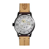 Fossil Men's Townsman Automatic Dark Brown Leather Watch
