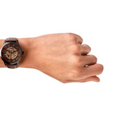 Fossil Men's Townsman Automatic Dark Brown Leather Watch