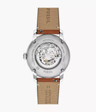 Fossil Heritage Gents Automatic Brown Leather Strap Watch