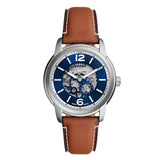 Fossil Heritage Gents Automatic Brown Leather Strap Watch