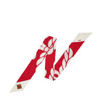 MCM Women's Hand-sewn Organic Silk Scarf with Laurel Motifs