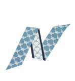 MCM Women's Hand-sewn Organic Jacquard Silk Scarf with Reversible Lauretos Monogram