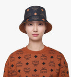 MCM Women's Reversible Monogram Bucket Hat in Recycled Polyester