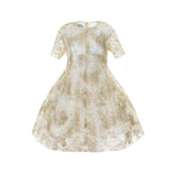 Mimisol Kids Girl's Sparkling Metallic Mesh Dress