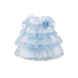 Mimisol Kids Girl's  Light Blue Dress