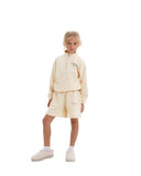 Katee's Kids' Fleece-Lined Relaxed Shorts Soft Cotton Blend