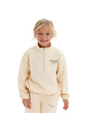 Katees Kids Girl's Cozy Half-Zip Sweater – Soft Cotton