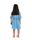 Katees Kids Girl's Silk Dress – Hand-Illustrated Luxury Dress for Special Occasions