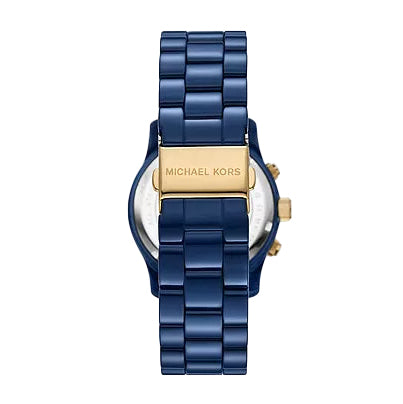 Michael Kors Runway Women's Chronograph Navy-Coated Stainless Steel Watch | Fashion Watches | GCC | Women | Womens | Womens Watches Michael Kors Runway Women's Chronograph Navy-Coated Stainless Steel Watch | Fashion Watches | GCC | Women | Womens | Womens Watches
