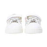Michael Kors Kids JEM Monogram Velcro Closure Sneakers